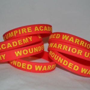 Wounded Warrior Umpire Academy wristbands